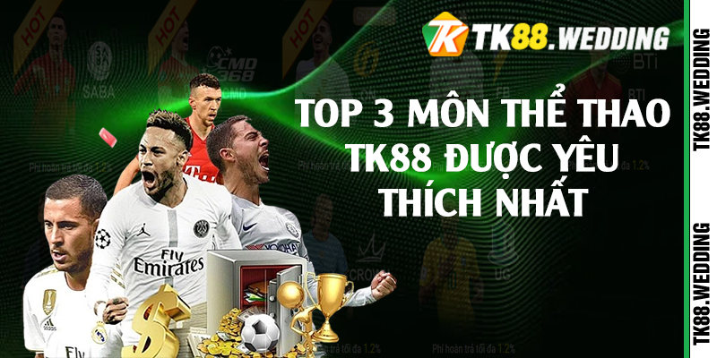 Top 3 môn thể thao TK88 được yêu thích nhất